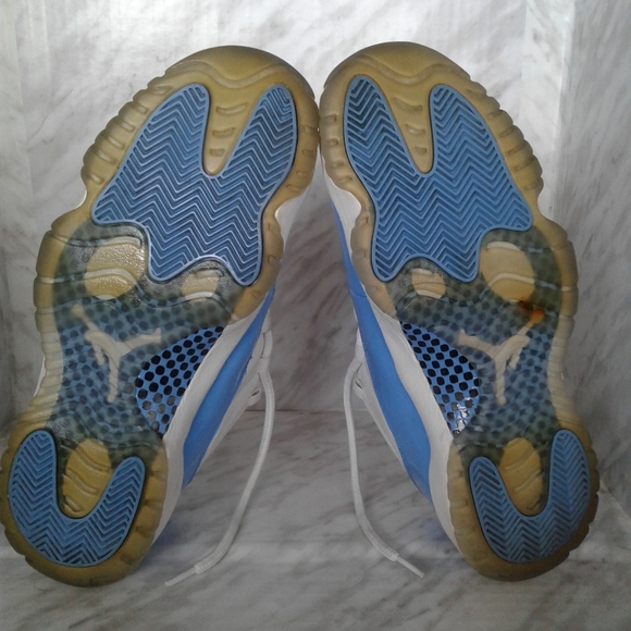 Air Jordan 11 Retro Low XI White University Blue - Picture 7 of 9